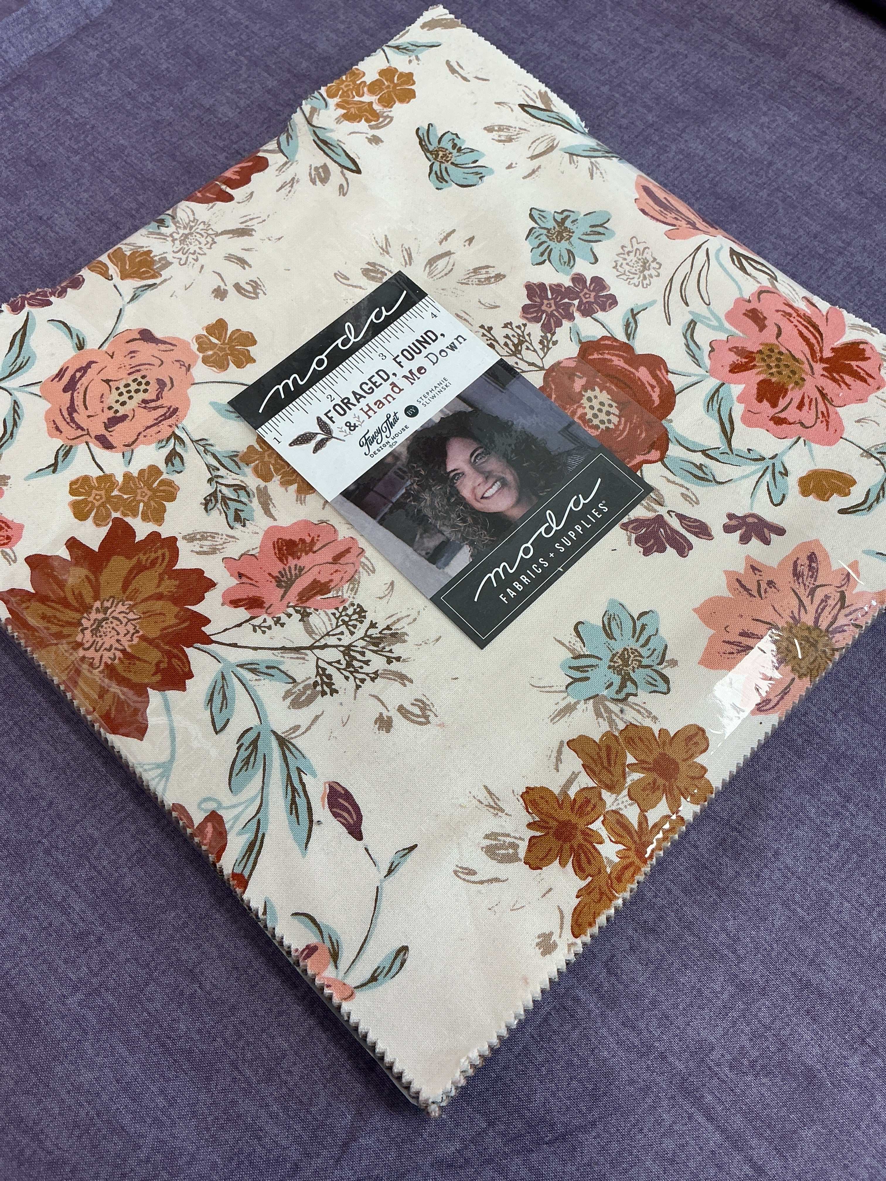 Frida Lap Size Quilt Kit with fabrics, pattern, accent, binding, and free video access for sewing lap quilt
