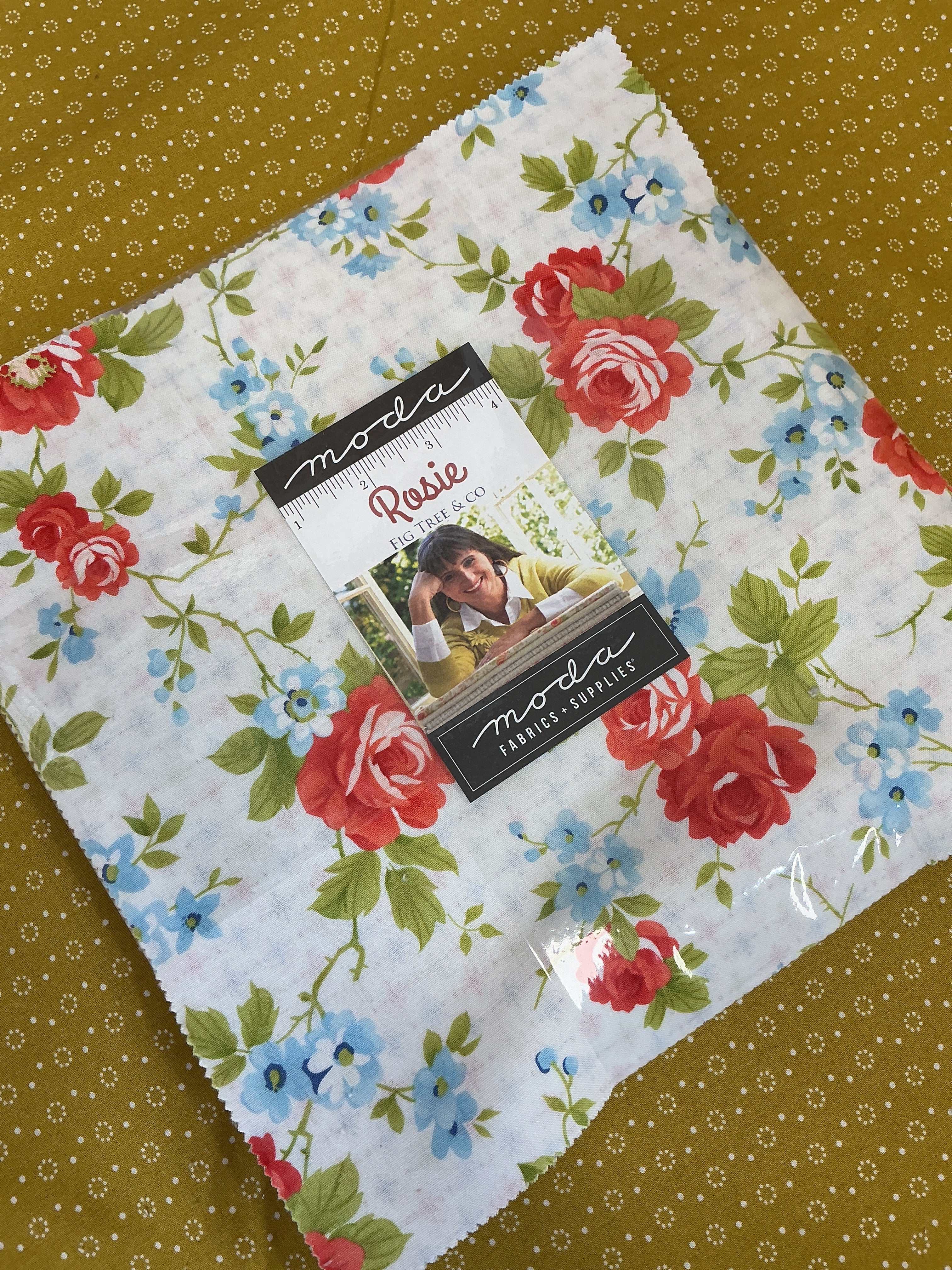 Frida Lap Size Quilt Kit with half-yard fabric cuts, free pattern, accent, binding, and video access for sew-along project