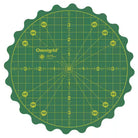 Omnigrid 360 degree 8 inch green rotating cutting mat with non-slip base and angle markings