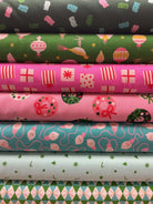 Six-Pack Party Bundle colorful fabric cuts for quilting projects