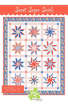 Sweet Sugar Swirl quilt pattern by Joanna Figueroa, 63" x 79.5" printed pattern from Fig Tree Quilts