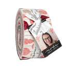 Gingerbread Lane Jelly Roll by Kiley Ferons Christmas fabric with gingerbread houses and holiday motifs