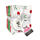 Snow Time Fat Quarter Bundle fabric featuring snowmen and holiday prints by Me and My Sister Designs