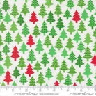 Snow Time Winter White fabric with festive snowmen and holiday motifs by Me & My Sister Designs for Moda Fabrics