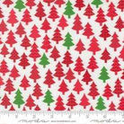 Snow Time Winter White Red fabric with Christmas snowmen and holiday motifs by Me & My Sister for Moda Fabrics