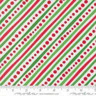 Snow Time Winter White fabric with festive snowmen and holiday motifs by Me & My Sister for Moda Fabrics
