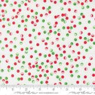 Snow Time Winter White fabric with festive snowmen and holiday motifs by Me & My Sister for Moda Fabrics