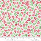 Snow Time Winter White fabric by Me & My Sister Designs for Moda Fabrics with festive snowmen and holiday motifs