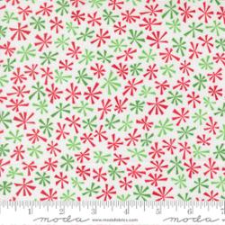 Snow Time Winter White fabric by Me & My Sister Designs for Moda Fabrics with festive snowmen and holiday motifs