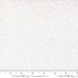 Snow Time winter white fabric with snowmen and holiday motifs by Me & My Sister Designs for Moda Fabrics