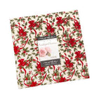 Candlelight Christmas layer cake fabric squares by 3 Sisters for Moda Fabrics, holiday quilting collection