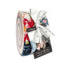 Fieldrush Fat Quarter Bundle jelly roll fabric strips by BasicGrey for Moda Fabrics with soft floral patterns and earthy tones