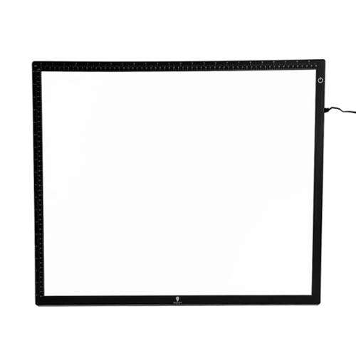 Wafer 3 Light Pad LED tracing pad with adjustable brightness and built-in ruler guide for precise crafting and quilting.