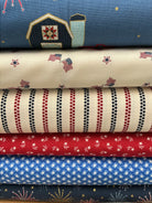 Six half-yard fabric cuts in Six-Pack Party Bundle for quilt making