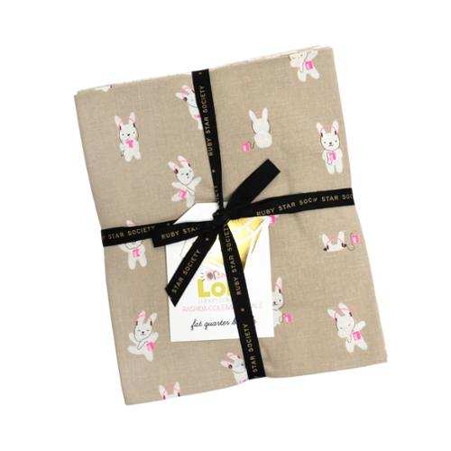 Pre-order Rashida Coleman Hale Lofi Linen Autumn Fat Quarter Bundle by Ruby Star Society