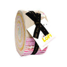 Pre-order Lofi Linen Jelly Roll fabric pack by Rashida Coleman Hale in warm autumn tones with 40 strips for quilting