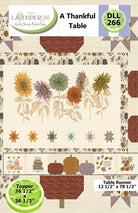 Thankful Table pattern table topper featuring Windfall fabric collection by Stephanie Sliwinski