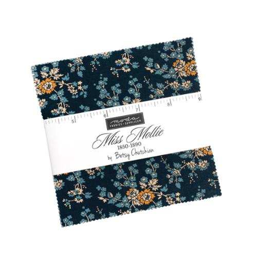 Miss Mollie Charm Pack by Betsy Chutchian Moda Fabrics 42 pre-order fabric squares 5x5 inches