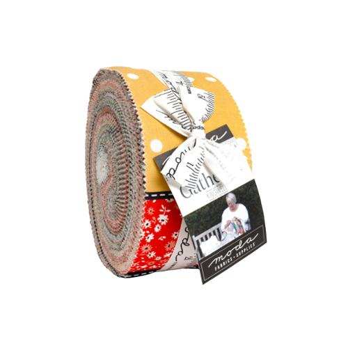 Gathered Lollies Jelly Roll fabric strips by Jen Kingwell Designs, pre-order quilting bundle