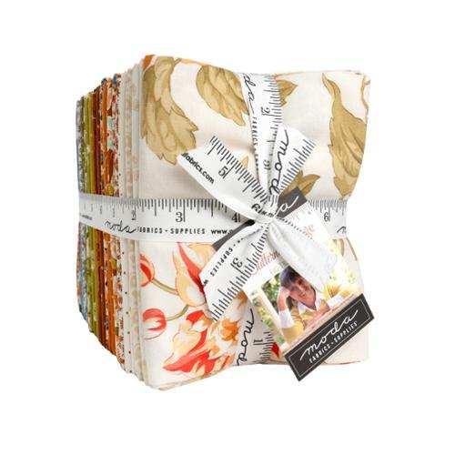 Butternut & Sage Fat Quarter Bundle by Joanna Figueroa, 40-piece autumn-themed quilting fabric set