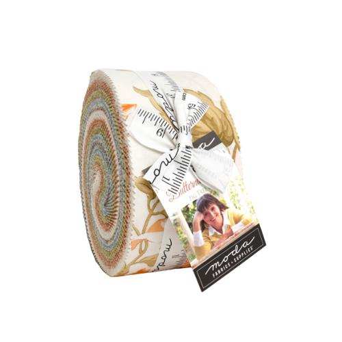 Pre-Order Butternut & Sage Jelly Roll 40 warm fall fabric strips by Moda Fabrics