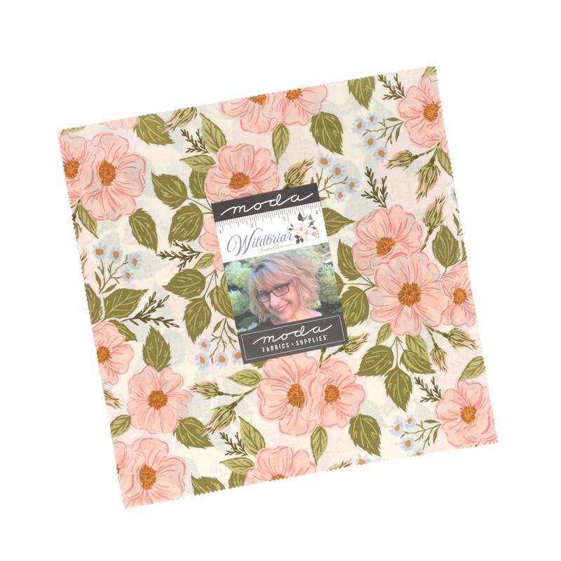 Wildbriar Layer Cake 42 pre-cut 10-inch floral fabric squares by Sweetfire Road for Moda Fabrics