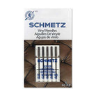 Schmetz Vinyl Nonstick Needle Combo Pack of 5 for sewing vinyl and adhesive fabrics