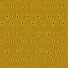 Baubles & Balsam gold fabric with acanthus leaf pattern by Kim Diehl, sold by Henry Glass
