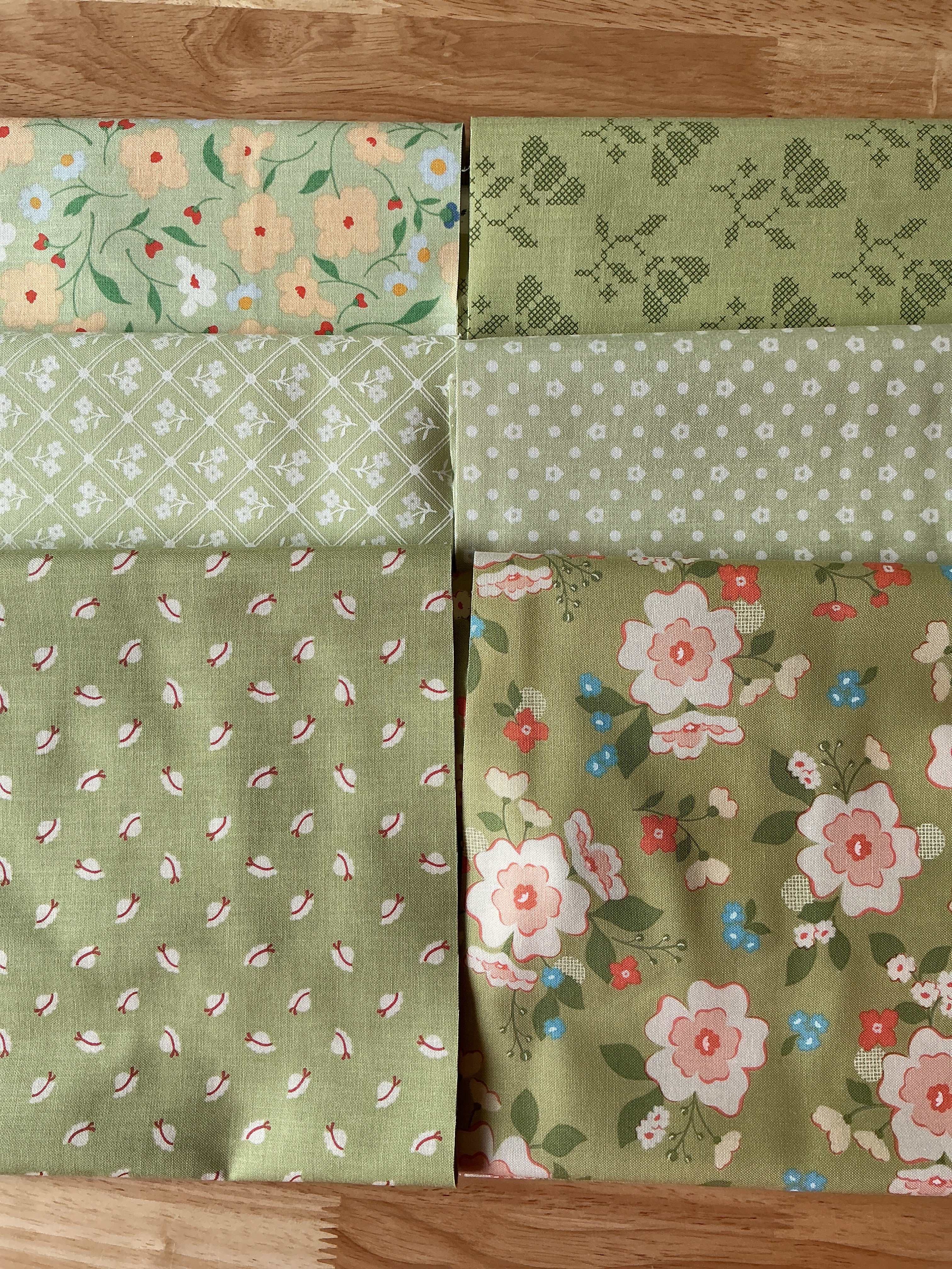 Six quarter yard color bundle fabric cuts by Heather Briggs from My Sew Quilty Life curated by Bella Rose Quilts