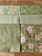 Six quarter yard color bundle fabric cuts by Heather Briggs from My Sew Quilty Life curated by Bella Rose Quilts