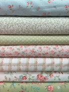 Six-Pack Party Bundle fabric cuts for quilting with coordinating courthouse patterns