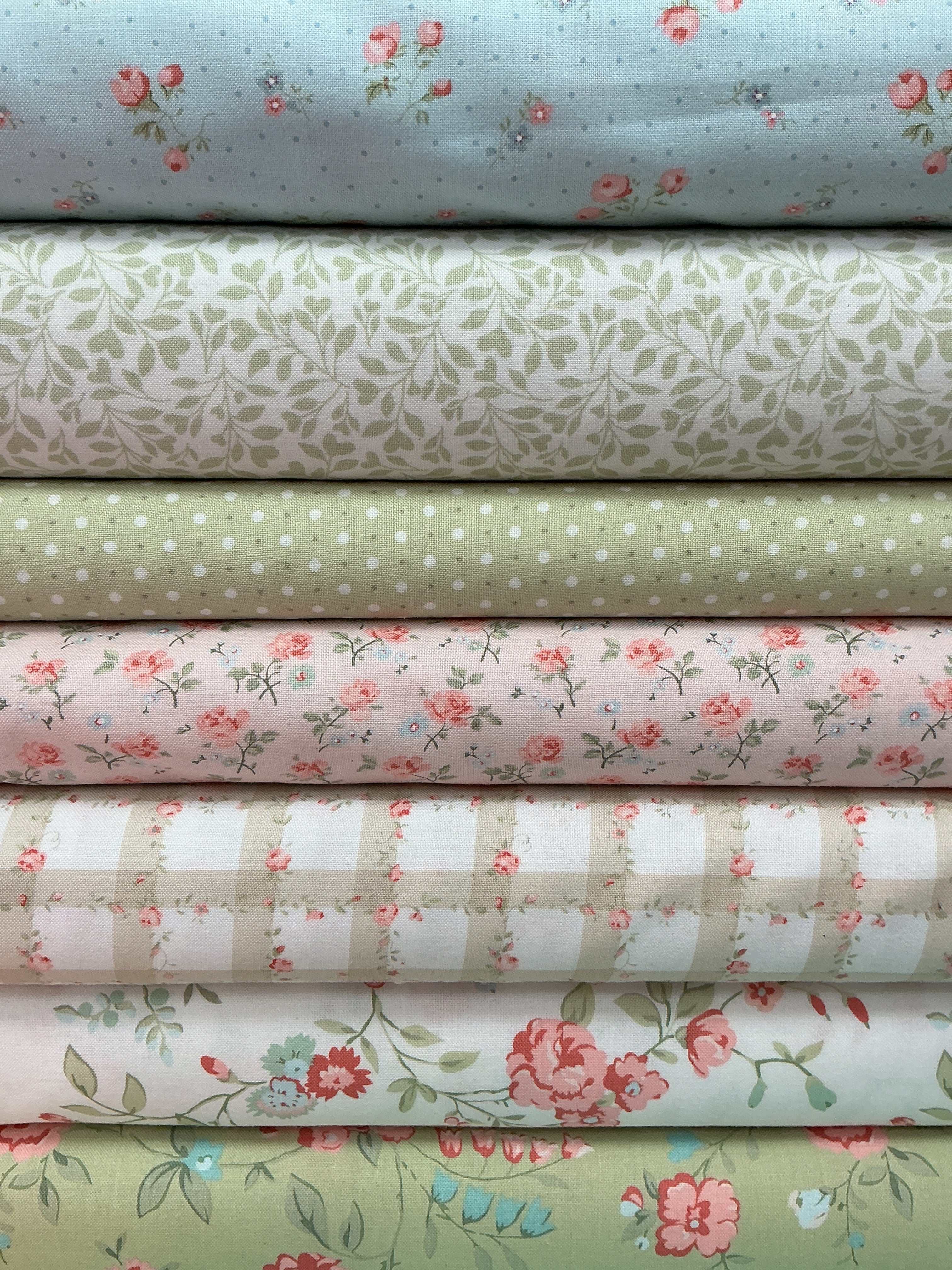 Six-Pack Party Bundle fabric cuts for quilting with coordinating courthouse patterns