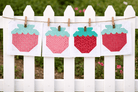 Subscribers Only digital pattern download for 2026 Mystery Quilt Strawberry Block Clue 2