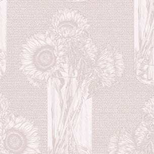 Indelible Soft Breath Sunflowers fabric by Anna Maria Textiles with gentle watercolor sunflower design in soft neutral tones