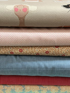 Six-Pack Party Bundle with six colorful half-yard fabric cuts for quilting projects