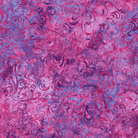 Expressions Batiks Elementals Twirl & Swirl Lollipop fabric in vibrant pink and purple multicolor swirl design by Riley Blake Designs