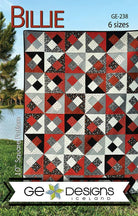 Billie 10-inch square quilt pattern with colorful, versatile blocks for multiple size options