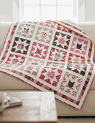 Pre-order Boo Quilt Kit featuring Not Scary Halloween fabric by Poppie Cotton 66x80 inches