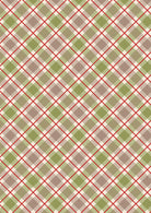 Celtic Christmas Highland Check fabric with Highland cows, holly, and gingham patterns by Lewis & Irene