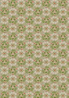 C133B Celtic Christmas fabric with festive green Celtic leaves pattern by Lewis & Irene