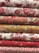 Six-Pack Party Bundle fabric cuts for quilting projects with coordinating county courthouse designs
