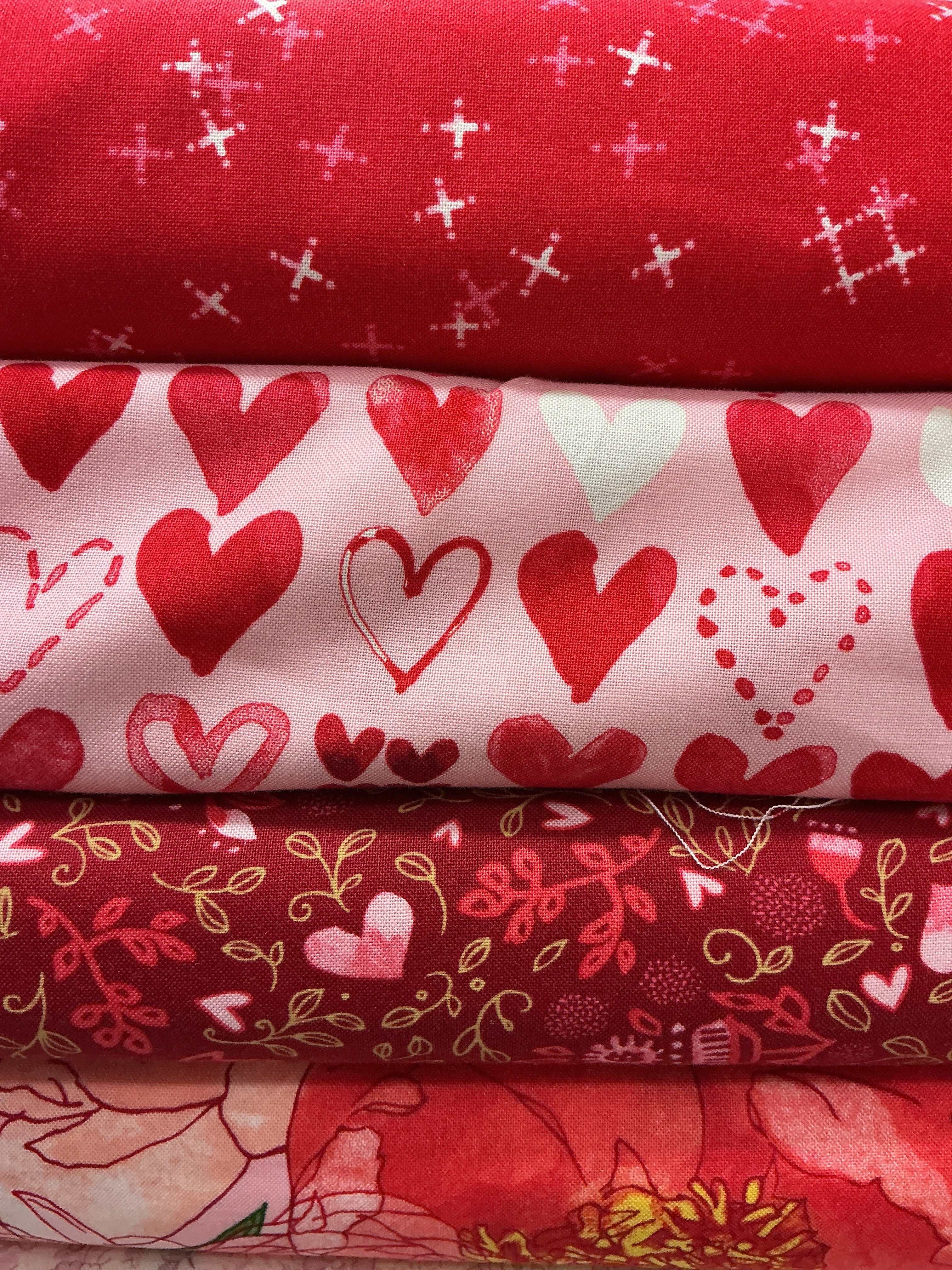 4 Yard Quilt Bundle curated by Bella Rose Quilts with assorted fabrics for quilting projects