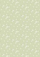 Joys of Spring sage green fabric with small white flowerets by Cassandra Connolly for Lewis & Irene