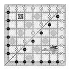 Creative Grids Quilt Ruler 7-1/2in square clear acrylic quilting ruler with non-slip grip and precise black and white markings