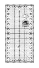 Creative Grids Quilt Ruler 6x12 inch rectangle with non-slip grip and clear black and white markings for quilting accuracy