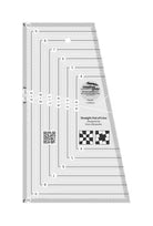 Creative Grids Quilt Ruler Straight Out Of Line 6x10 inch acrylic with non-slip grip for quilting accuracy