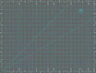 Creative Grids Self-Healing Double Sided Rotary Cutting Mat 18x24 inches with grid and diagonal lines