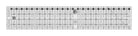 Creative Grids Quilt Ruler 4.5x24.5 inch acrylic with non-slip grip and 45-degree angle markings for quilting and sewing