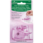 Pink Quick Desktop Needle Threader for sewing needles on a desk