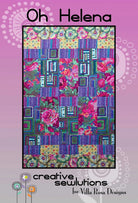 Oh Helena PATTERN quilt by Deanne Moore featuring loomed fabrics and quick half-yard cuts